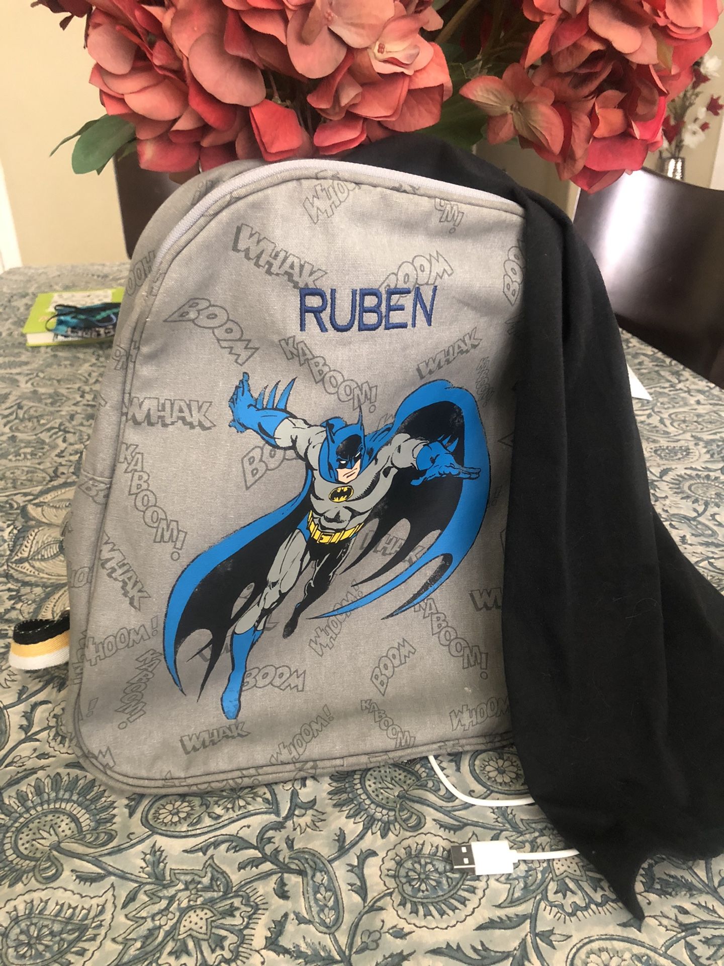 Pottery barn batman backpack sale
