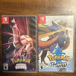 Nintendo Switch Pokemon Games (Shinning Pearl & Sword)