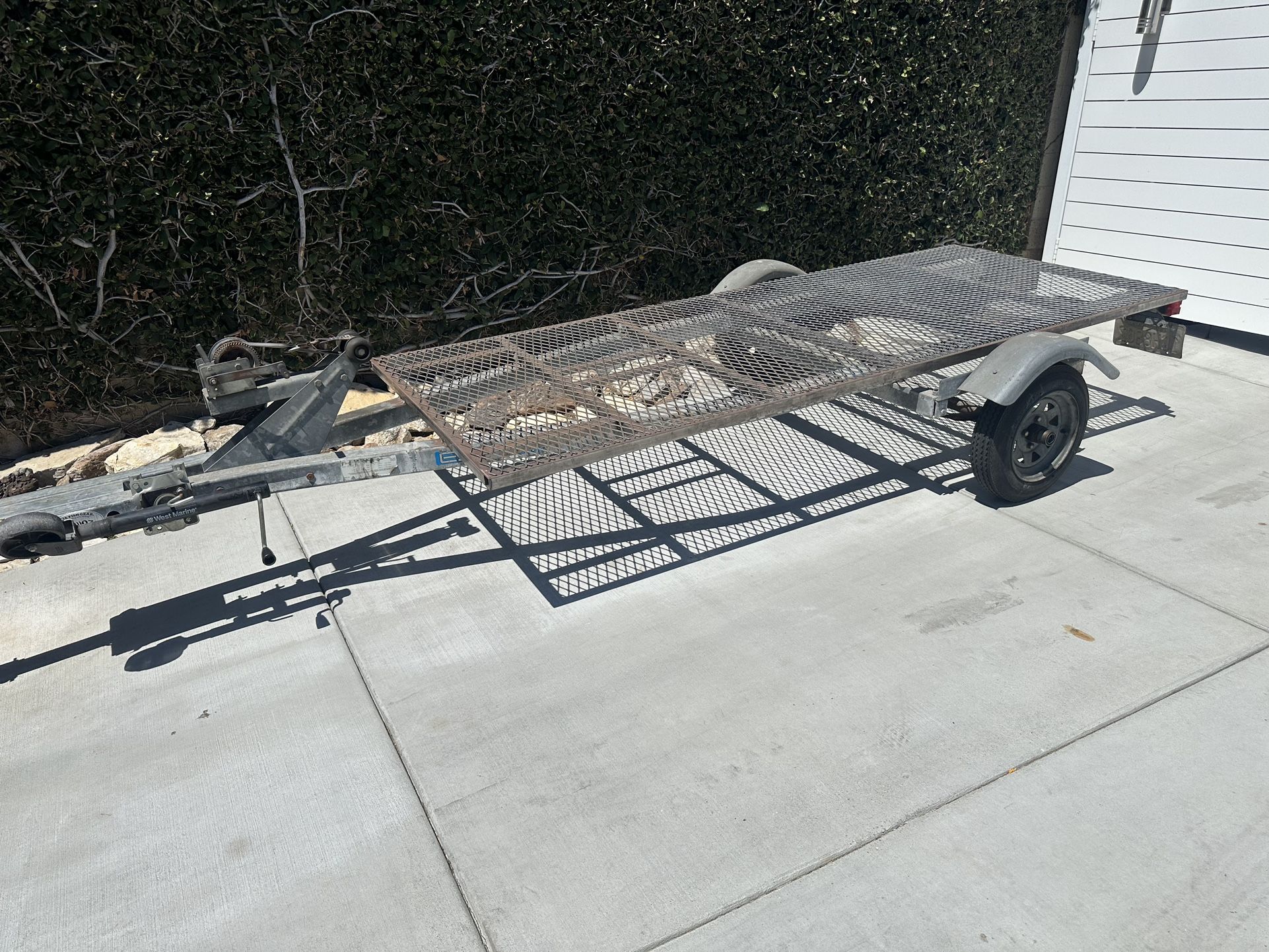 15’ Escort Boat Trailer/ Flatbed Trailer