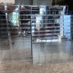 Acrylic Die-Cast / Hot Wheels Display Cases – Large Wall Mount Storage – Set of 2 (Read)