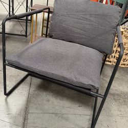 Sling Accent Chair，Grey