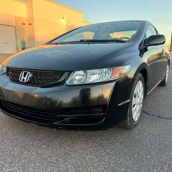 2009 HONDA.CIVIC LX.COUPE, CLEAN.AUTO-CHECK, RUNS GOOD, COLD AC 🚘