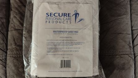 Secure Waterproof Sheeting Underpad Heavy Absorbency 39" x 75"