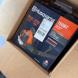 Husqvarna 150BT Gas Backpack Leaf Blower – New / Open Box