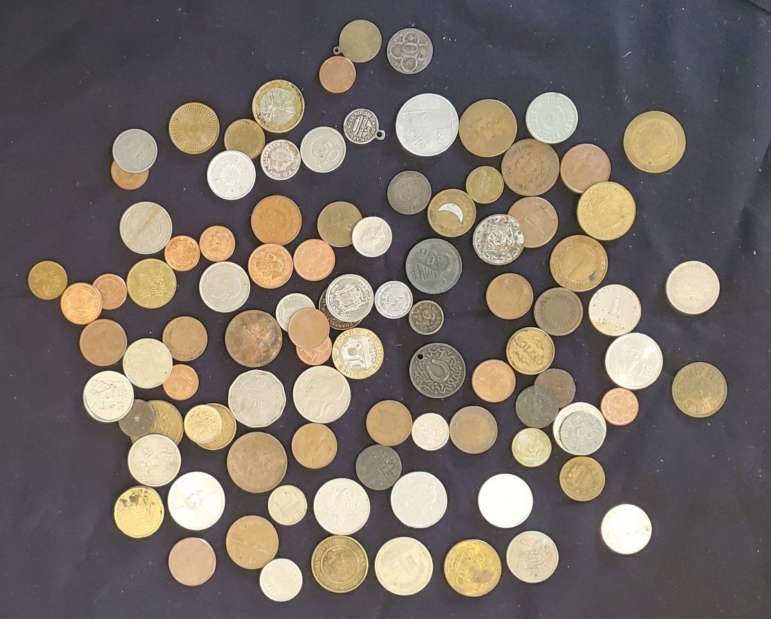 100 Foreign Coins