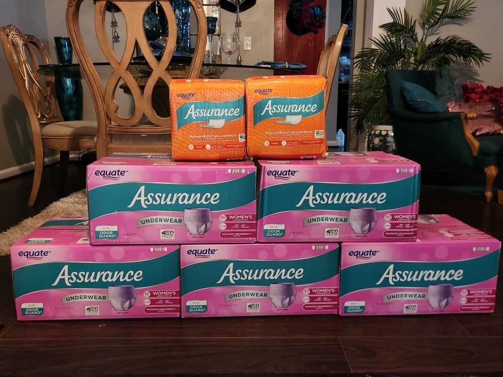 WOMENS ASSURANCE UNDERWEAR S/M