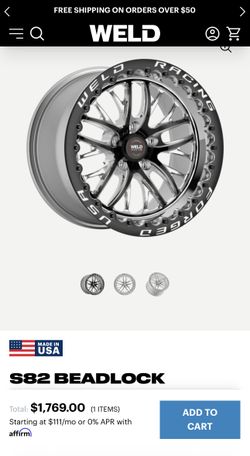 S82 Weld Racing Beadlocks 17x10 5x120