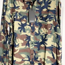 True Religion Military Shirt With Pockets 