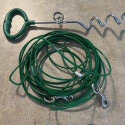 Dog Tie Out And Stake