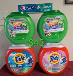 Laundry products   --  productos de lavandería
