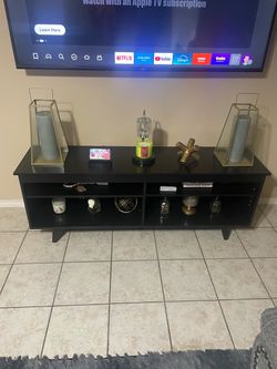 Nice black TV stand