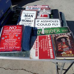 Man Cave Metal Signs
