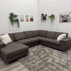 Gray Sectional Couch - Free Delivery 