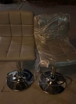 Two bar stools