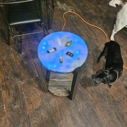 Home Made Epoxy Resin Side Table