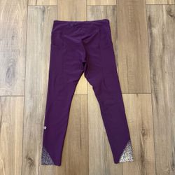 Lululemon purple Tight Stuff Tight compression leggings