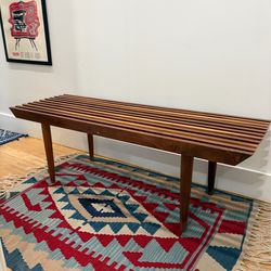 Teak Bench Coffee Table MCM