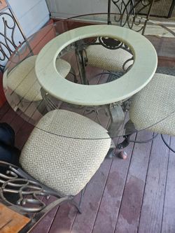 Wrought iron table
