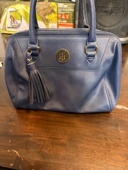 Tommy Hilfiger Blue Satchel Handbag