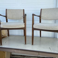 Vintage Mid Century Modern Accent Chairs 