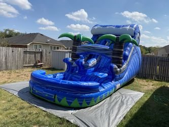 15ft Blue Waterslide