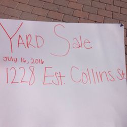 Yard sale
