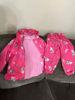 Rain suit for little girl
