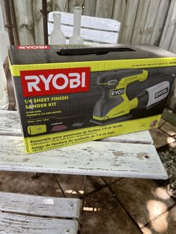 Ryobi 1/4 Sheet Finish Sander kit