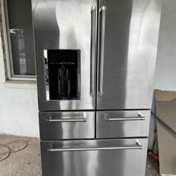 Five Door Kitchenaid Stainless Steel Refrigerator