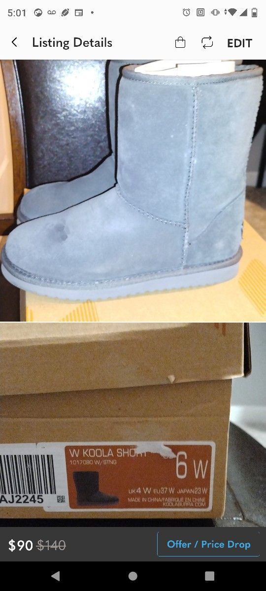 Grey Ugg Boots
