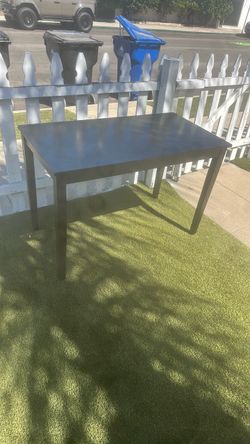 Black table