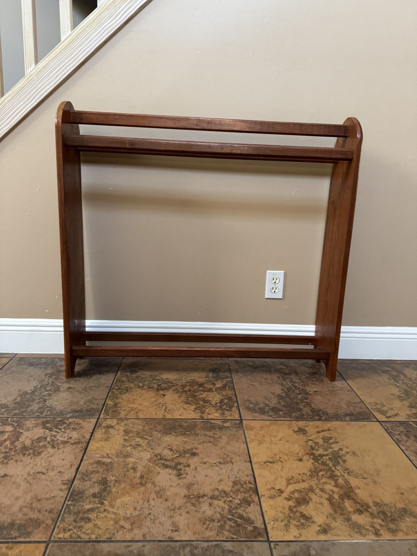 Amish Handmade Solid Wood Quilt Rack