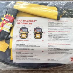 Car Backseat Organizer For Kids