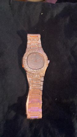 Rhinestone diamond watch