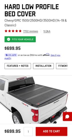 Rough Country hard trifold bed cover