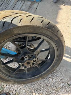 Motorcycle tires and rims