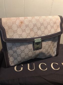 Gucci Monogram Clutch