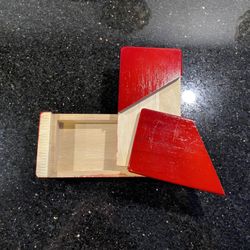 Blovec Impossible Puzzle Box Secret Opening Box w/Secret Drawer for Gift The 