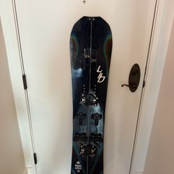 Libtech Orca Splitboard 153 plus Pomoca Skins and Karakoram Binding Interface