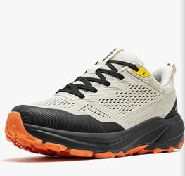 🆕 size 12 retail: $65.99 Men's Wide Trail Running Shoes | Lightweight Cushioned Arch Support Walking Sneakers | Non-Slip All Terrain Hiking Cross Tra