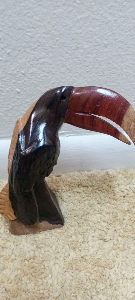 Handmade Wood Bird 