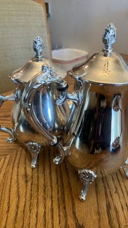 Silver Vintage Tea and Milk pots