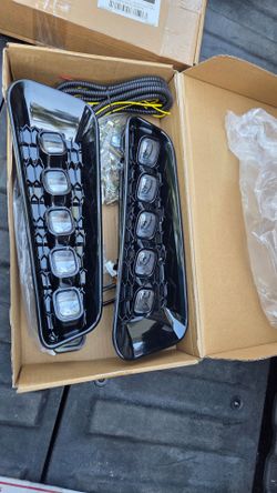 For 2015-2020 Ford F-150 RAPTOR Style Bumper Fog Light Switchback LED Dynamic Signal