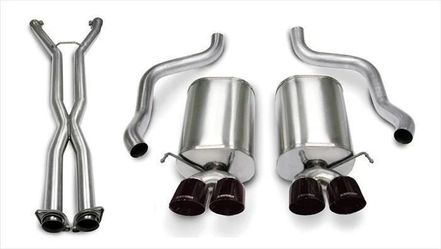 Corsa Performance Sport 2.5 in Catback 3.5 in Twin Tips | 2005-2008 Corvette C6 Manual & Auto Exhaust