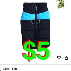 Dog Oversize Clothes Puppy Coat Vest Pet Ski Vest Dogs Cotton Vest Pet Ski Jacket Winter Fall Warm Apparel Outfit Waterproof. (Large)