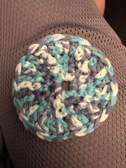 Washable cotton face scrubbies
