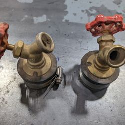 (2) used 1 1/2" Fernco end cap qwik flex w/hose bidd for sale