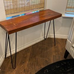 Live Edge Console Table