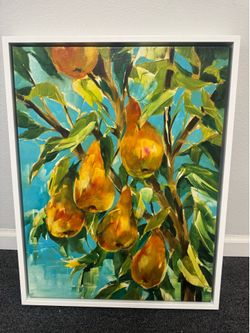 Art Canvas, Pears, 2.2 x 1.8