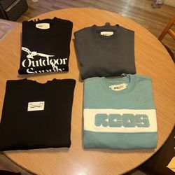 RCOS & Mitchell and Ness Men's Sweatshirts Set of 4 Size Medium Vintage Style